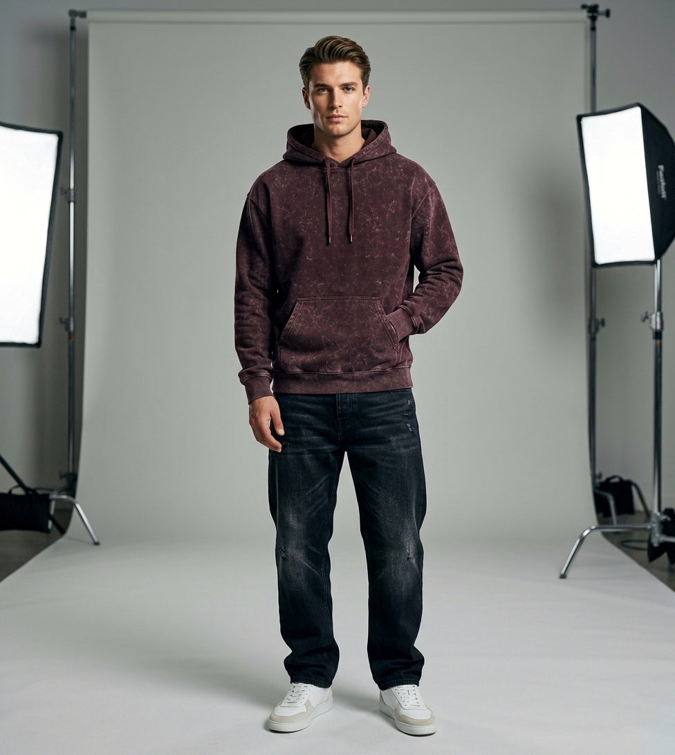 Unisex Maroon Hoodie