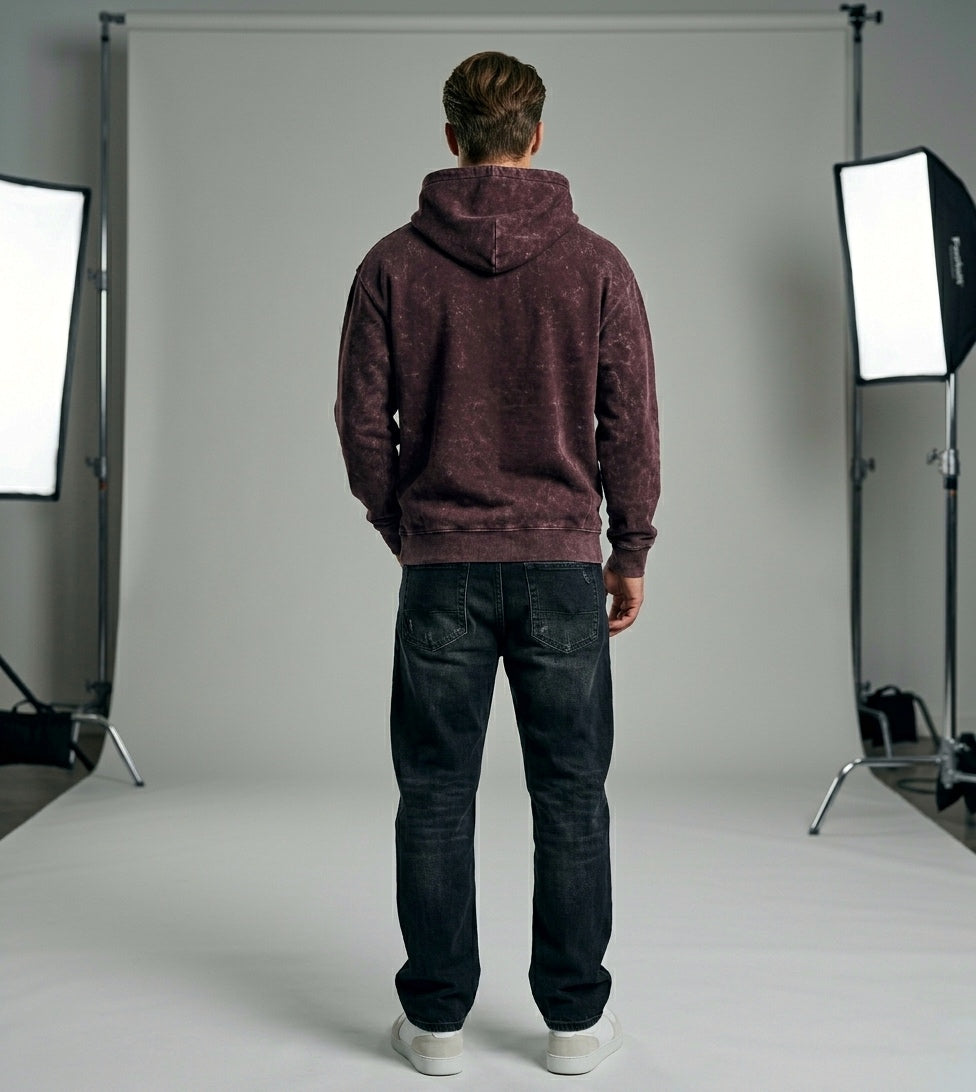 Unisex Maroon Hoodie