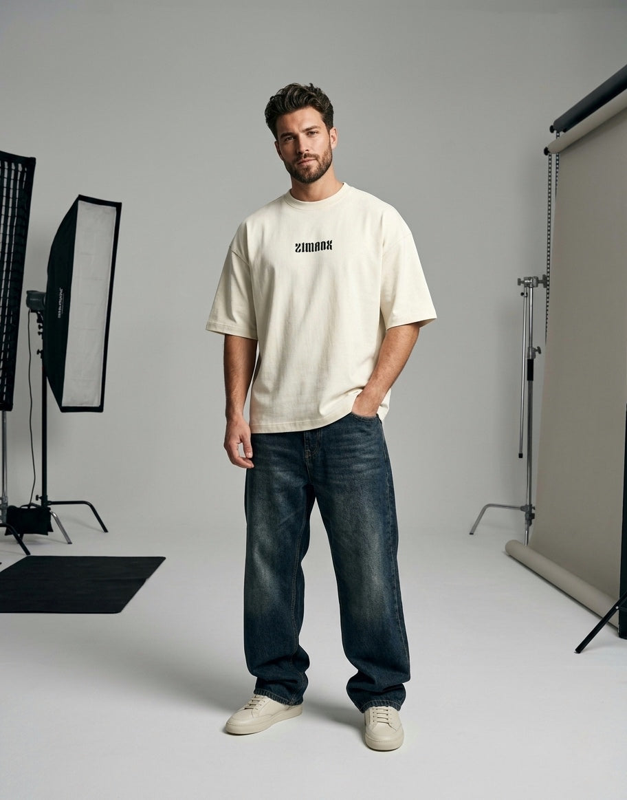 Terry Oversized Off White – zimanx