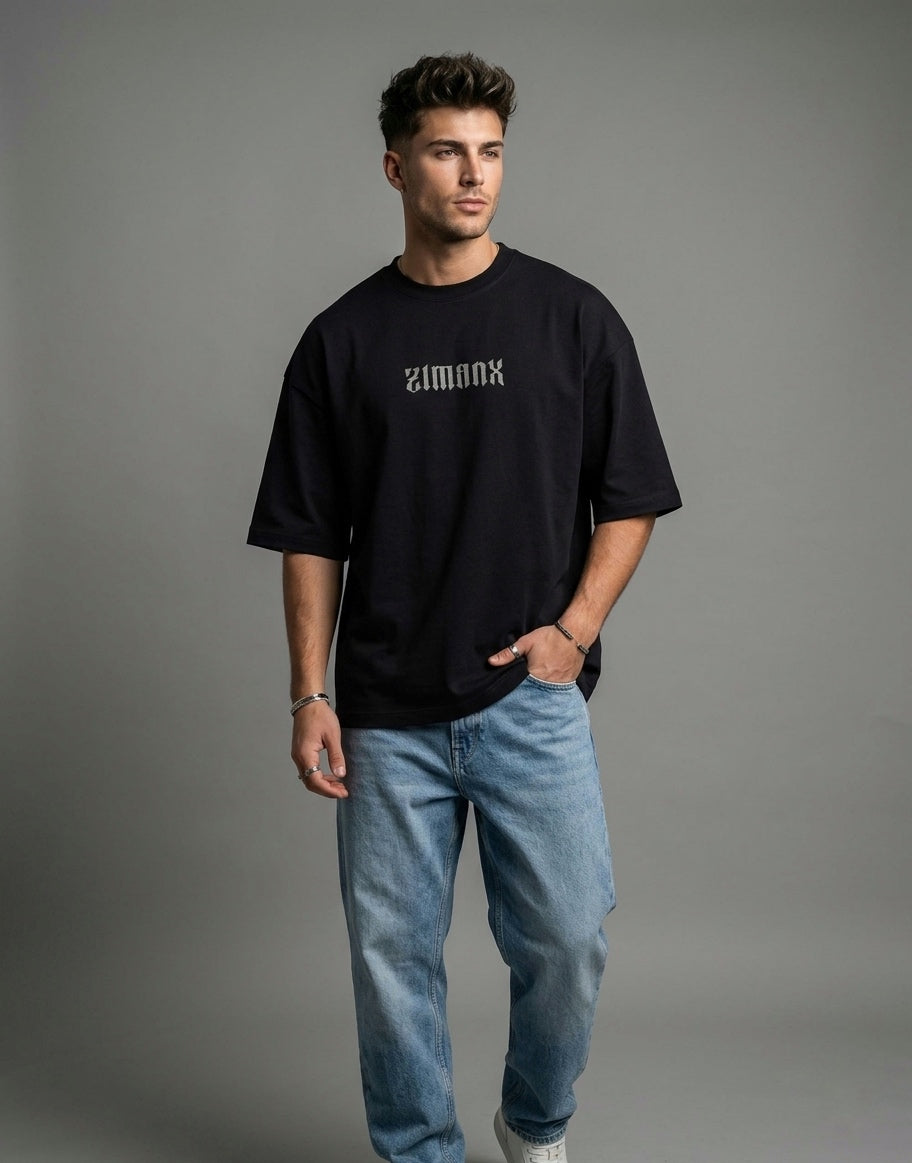 Terry Oversized Black – zimanx