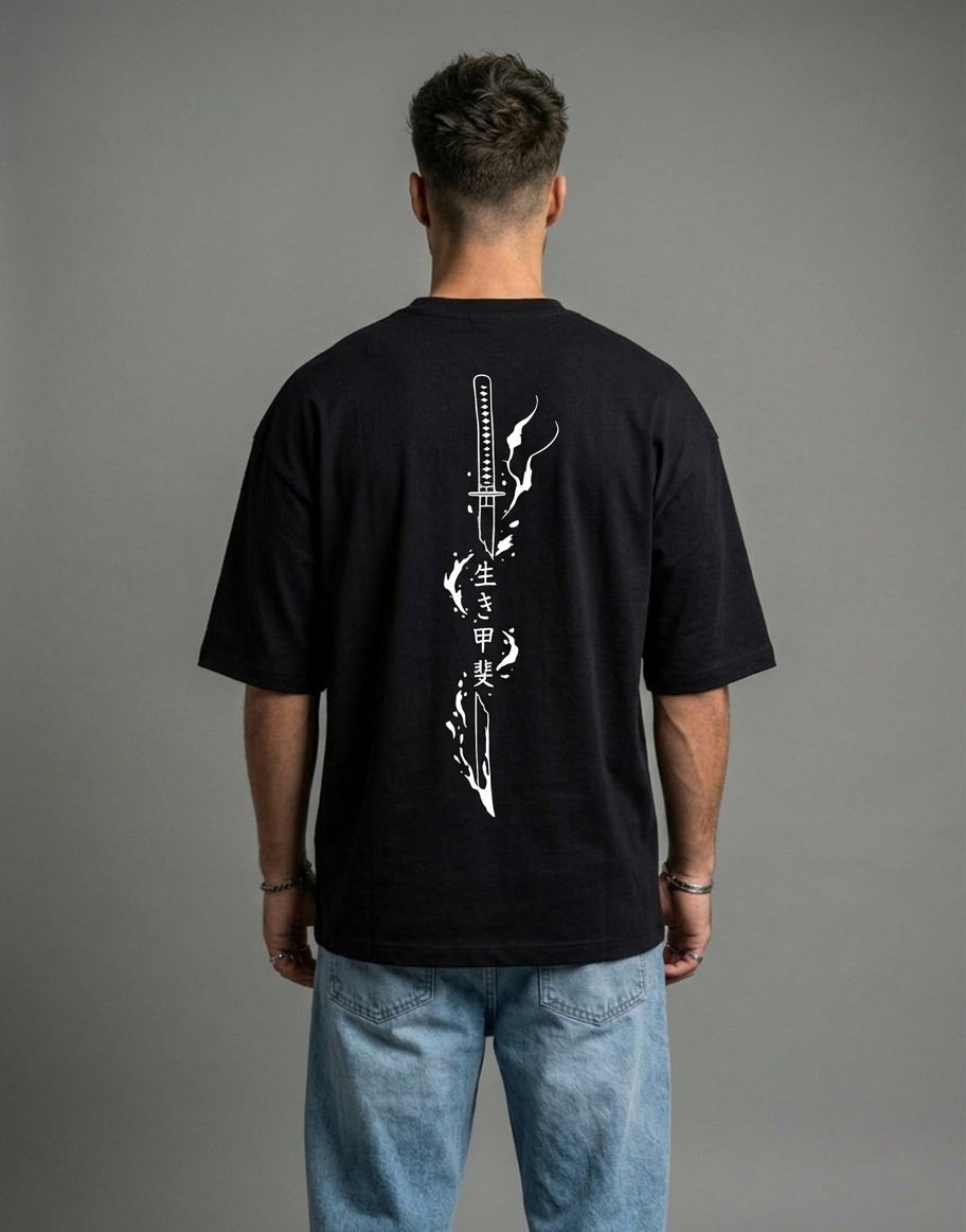 Terry Oversized Black