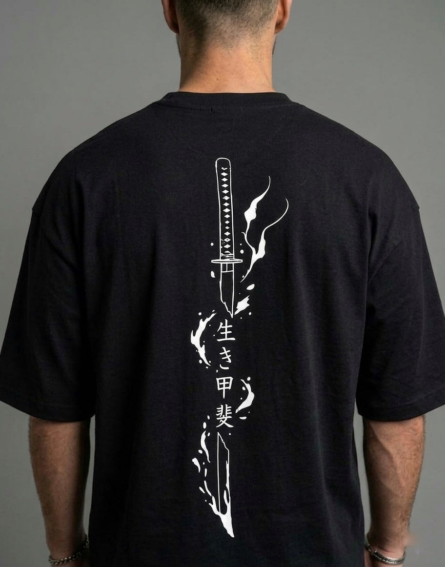 Terry Oversized Black